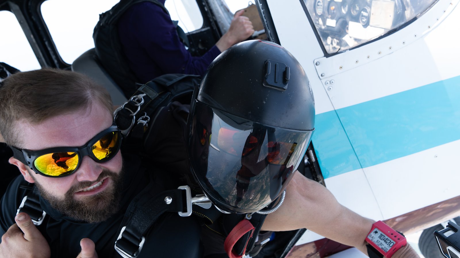 Skydiving over the Niagara Escarpment, Ontario