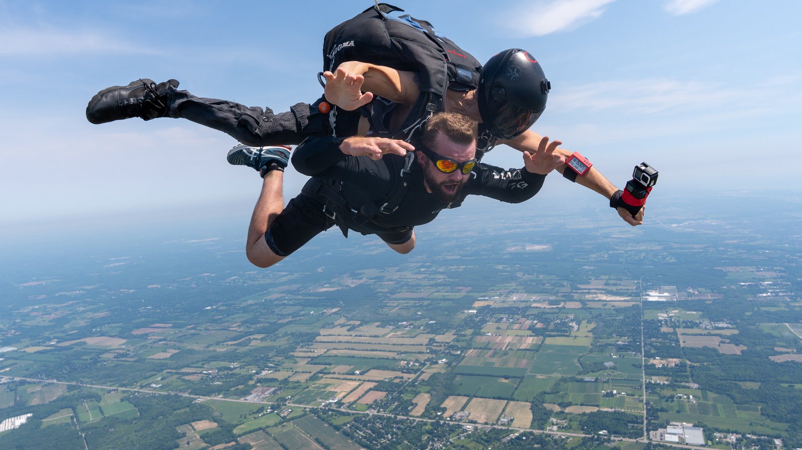 Skydive SWOOP tandem jump over Dundas, Ontario